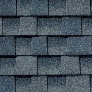 Biscayne blue roof shingles